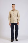 Beige Classic Formal Shirt