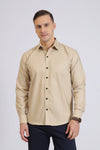 Beige Classic Formal Shirt