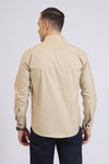 Beige Classic Formal Shirt