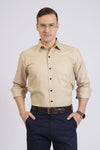 Beige Classic Formal Shirt