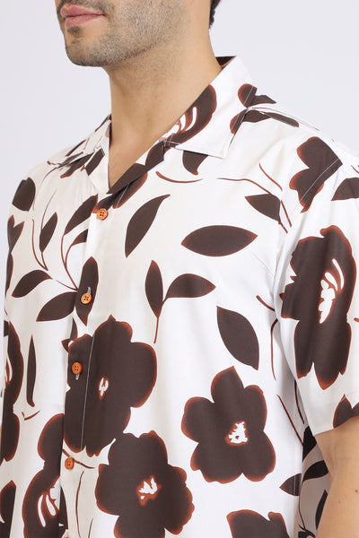 Floral Print Rayon Shirt – Relaxed Summer Fit