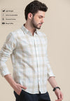 CHECKED COTTON CASUAL SHIRT