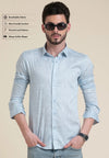 Skyline Breeze Light Blue Shirt for Effortless Day-to-Night Style