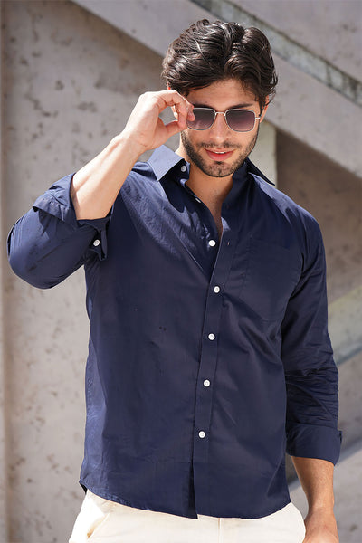 Midnight Classic: Button-Down Oxford Shirt