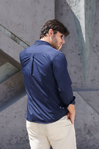 Midnight Classic: Button-Down Oxford Shirt