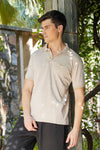 Desert Beige Polo & Olive Cargo Pants – Utility Meets Style