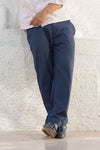 NAVY BLUE 4 WAY LYCRA TROUSER