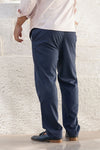 NAVY BLUE 4 WAY LYCRA TROUSER