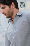 Refined Gray Oxford Shirt