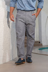 REGULAR FIT FIT LINEN TROUSER