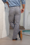 REGULAR FIT FIT LINEN TROUSER