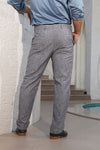 REGULAR FIT FIT LINEN TROUSER