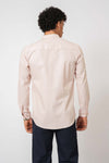 Blush Pink Mandarin Collar Shirt