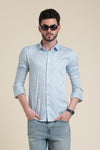Skyline Breeze Light Blue Shirt for Effortless Day-to-Night Style