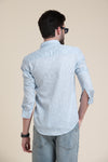 Skyline Breeze Light Blue Shirt for Effortless Day-to-Night Style