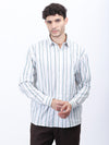 "Everyday Striped Cotton Shirt – Smart Casual Style "