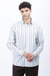 "Everyday Striped Cotton Shirt – Smart Casual Style "