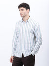 "Everyday Striped Cotton Shirt – Smart Casual Style "