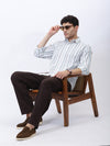 "Everyday Striped Cotton Shirt – Smart Casual Style "