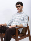 "Everyday Striped Cotton Shirt – Smart Casual Style "