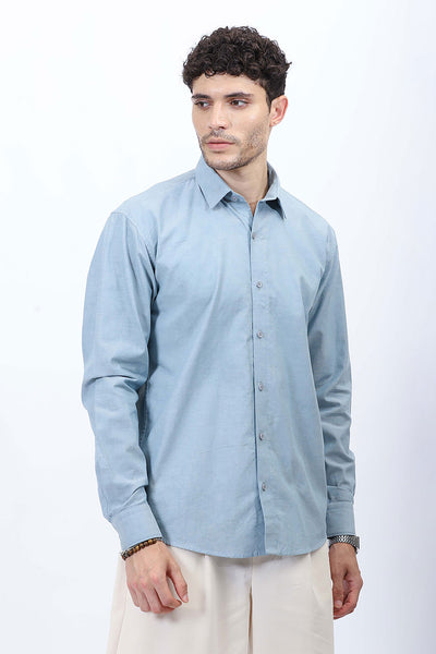 Men's Classic Sky Oxford Chambray Shirt