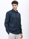 Azure Paisley Cotton Shirt