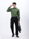 Men's Green Cotton Poplin Shirt