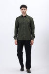Oxford Olive Green Shirt