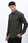 Oxford Olive Green Shirt