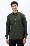 Oxford Olive Green Shirt