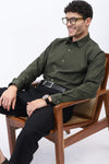 Oxford Olive Green Shirt