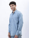 SKY DENIM PATCH POCKET SHIRT