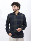 Men's Classic Navy Check Shirt