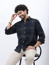 Men's Classic Navy Check Shirt