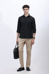 BEIGE REGULAR FIT TROUSER