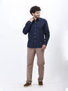 Midnight Classic: Button-Down Oxford Shirt