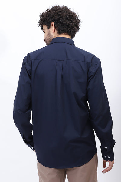 Midnight Classic: Button-Down Oxford Shirt