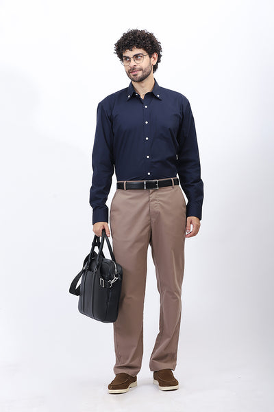 Midnight Classic: Button-Down Oxford Shirt