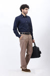 Midnight Classic: Button-Down Oxford Shirt