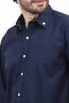 Midnight Classic: Button-Down Oxford Shirt