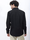 Black Dobby Textured Shirt