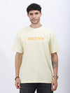 "Faith Moves" Graphic T-shirt in Beige