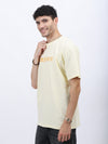 "Faith Moves" Graphic T-shirt in Beige