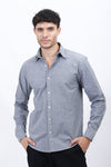 Refined Gray Oxford Shirt