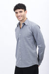Refined Gray Oxford Shirt