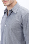 Refined Gray Oxford Shirt