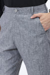 REGULAR FIT FIT LINEN TROUSER