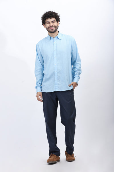 NAVY BLUE 4 WAY LYCRA TROUSER
