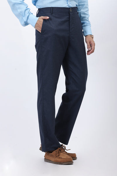 NAVY BLUE 4 WAY LYCRA TROUSER