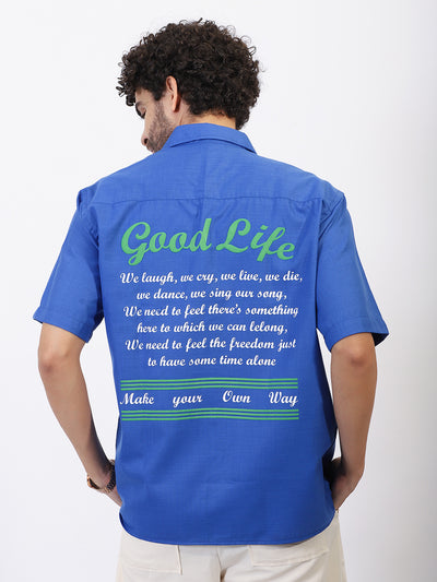 Good Life Electric Blue Shirt